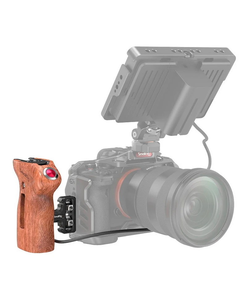 SmallRig 3323 Threaded Side Handle with Record Start/Stop Remote Trigger