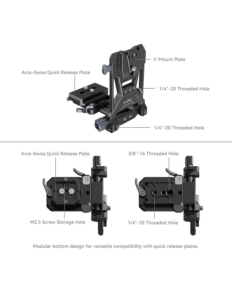 SmallRig 4064B Compact V-Mount Battery Mounting System