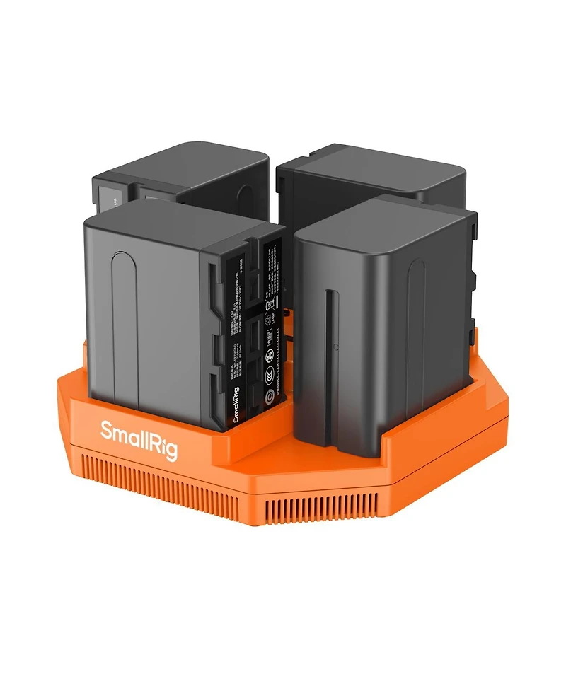 SmallRig SmallRig 4-Channel Camera Battery Charger & 4-Battery Kit for Sony Np-F970 4834