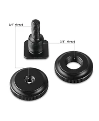SmallRig Cold Shoe Adapter with 3/8" to 1/4" Thread, 2-Pack