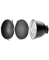Westcott 70-Degree Wide Reflector with Honeycomb Grids, Bowens-Mount, Silver/Black