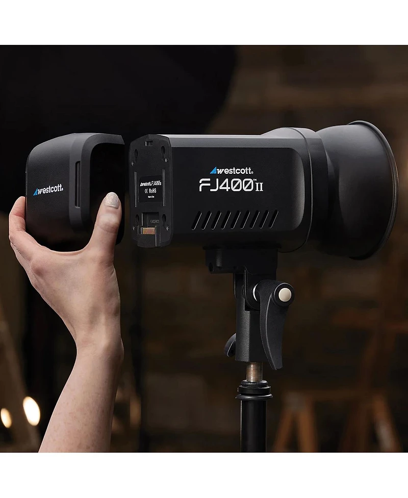 Westcott FJ400 Ii 400W Strobe 2-Light Location Hard Case Kit with Fj-X3 S Wireless Trigger for Sony Cameras