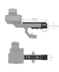 SmallRig MD3490 Xlr Handle Extension Rig for Sony FX3 Camera