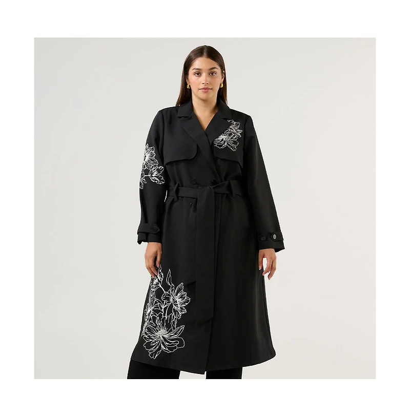 Estelle Women's Monet Embroidered Trench