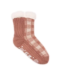 Muk Luks Women's Pieced Cabin Sox (1 Pair Pack)