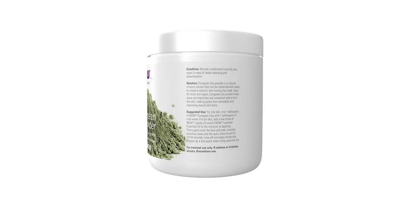 Now Foods Europian Clay Powder ,14 Oz