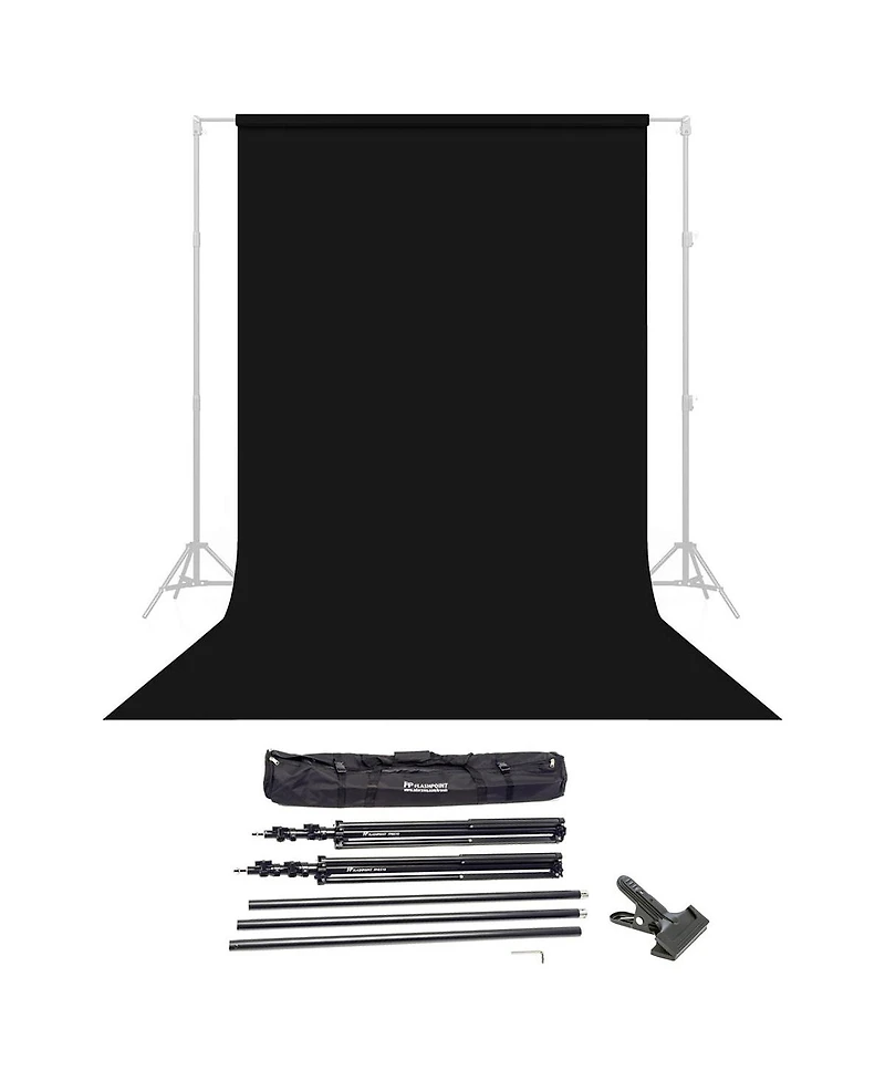 Savage Widetone Seamless Background Paper, 86" wide x 36', Black #20