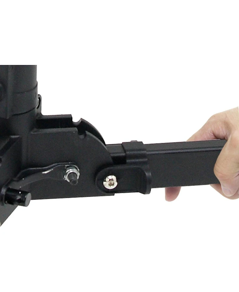 Kupo 20" Master Raiser C-Stand with Sliding Leg, 78" Maximum Extension, 22lbs Load Capacity, Black