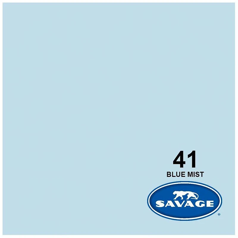 Savage Widetone Seamless Background Paper, 86" wide x 36' Bluemist, #41