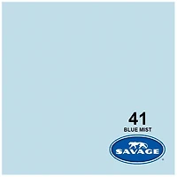 Savage Widetone Seamless Background Paper, 86" wide x 36' Bluemist, #41