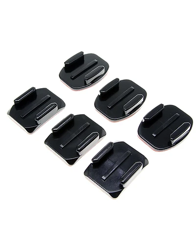 GoPro Curved + Flat Adhesive Mounts for Hero and Max Cameras, Set of 3