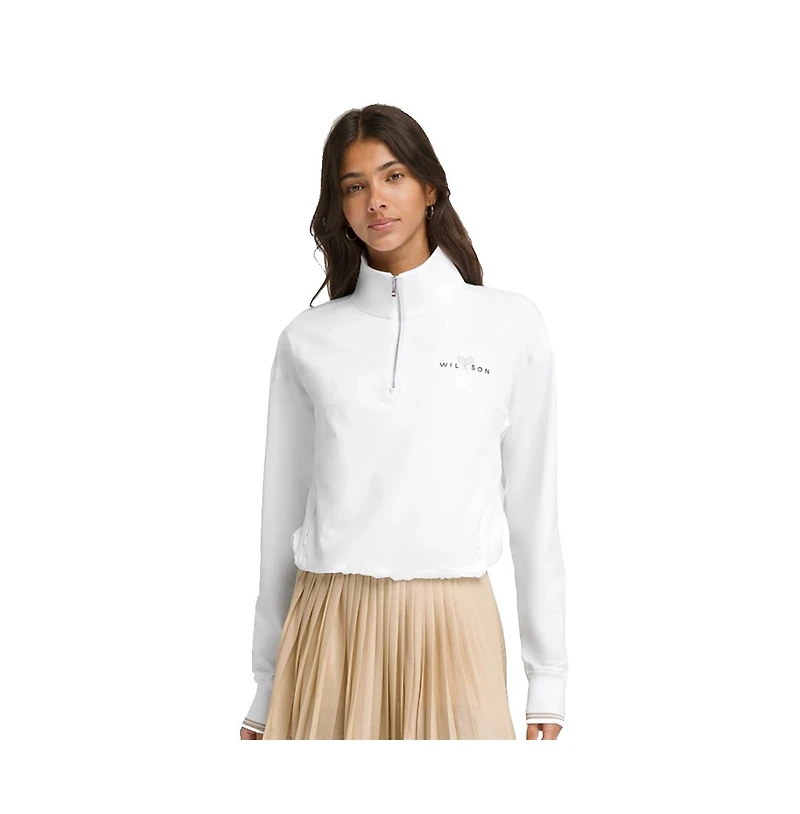 Wilson Women's Davenport Woven Tennis Pullover