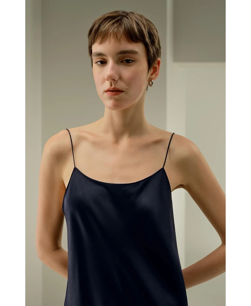 Lilysilk Women's U-Neck Minimalist Slip Dress