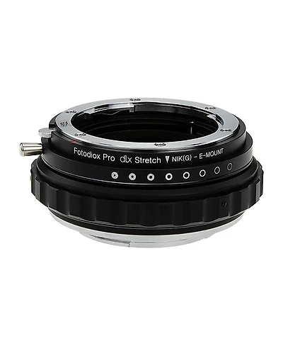 Fotodiox Dlx Series Nikon Nikkor F Mount G-Type D/Slr Lens to Sony Alpha E-Mount Mirrorless Camera Body Stretch Mount Adapter with Macro Focusing Heli