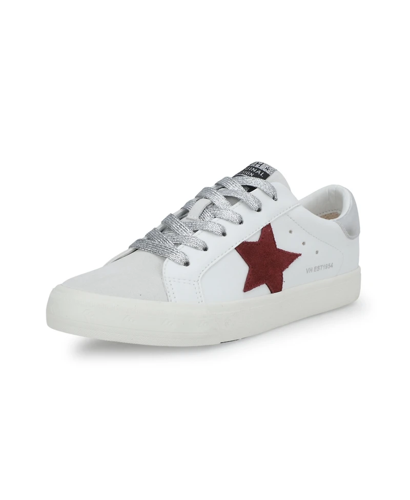 Grande - White Maroon Grey Pop Women's's Sneaker by Vintage Havana