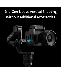 Dji Rs 4 Pro Combo, 3-Axis Gimbal Stabilizer for Dslr & Cinema Cameras, Native Vertical Shooting, 4.5kg/10lbs Payload, with Image Transmitter & Focus