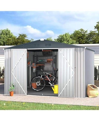 Aecojoy 10'x10' Outdoor Storage Shed