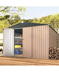 Aecojoy 10'x10' Outdoor Storage Shed