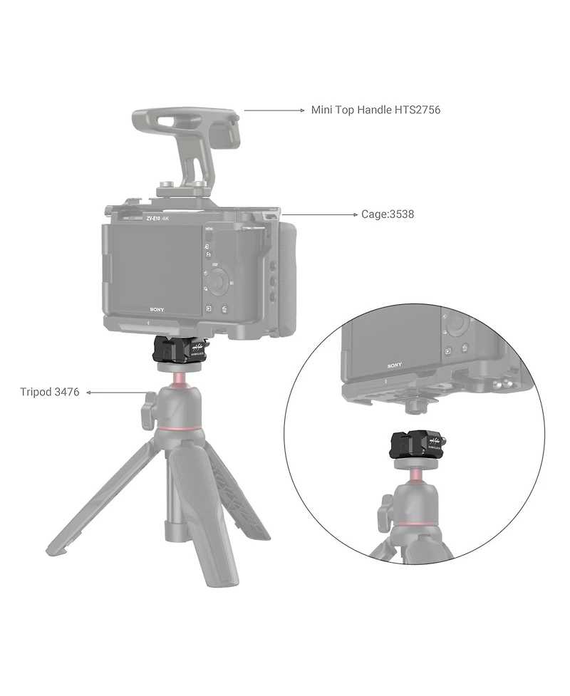 SmallRig Drop-In HawkLock Mini Universal Quick Release Base Plate