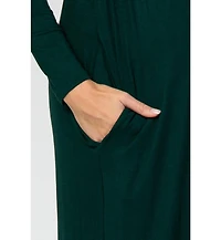 Pinkblush Maternity Green Long Sleeve Nursing Maxi Dress