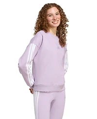 adidas Women's Essentials 3-Stripes Fleece Crew Neck Sweatshirt