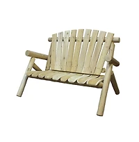 Contoured Comfort Cedar Log 4ft Love Seat