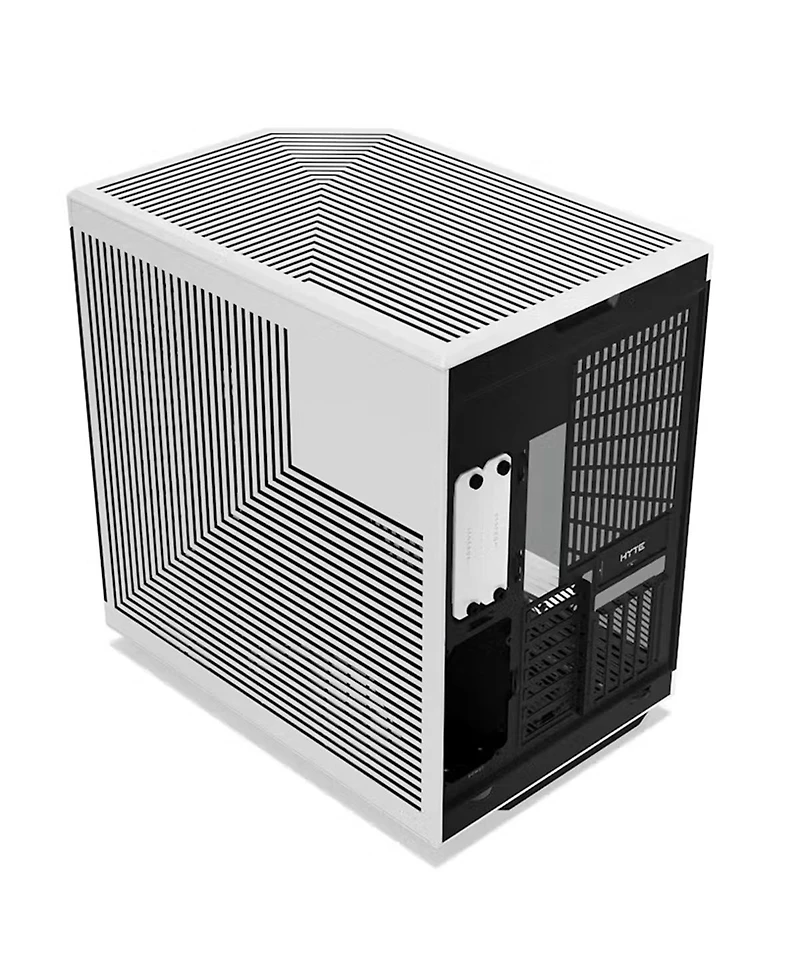 Hyte Hyte Y70 Touch Infinite Dual Chamber Atx Mid Tower Modern Aesthetic Case With Integrated 2.5K Lcd Touchscreen, Panda