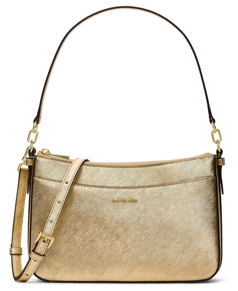 Michael Kors Jet Set Top Zip Pouchette Crossbody Bag