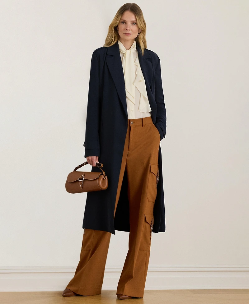 Lauren Ralph Women's Double-Faced Wrap Coat