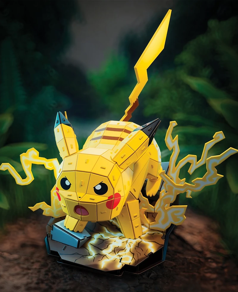 Pokemon Pikachu 3D Model Kit Kanto Starter Collection, 201 Pieces