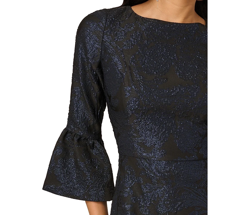 Adrianna Papell Women's A-Line Jacquard Dress