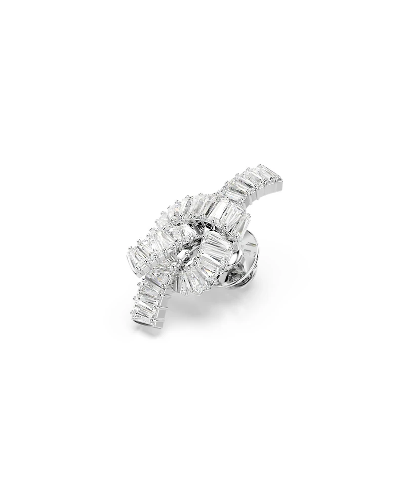 Swarovski Matrix Rhodium Plated Tack Pin
