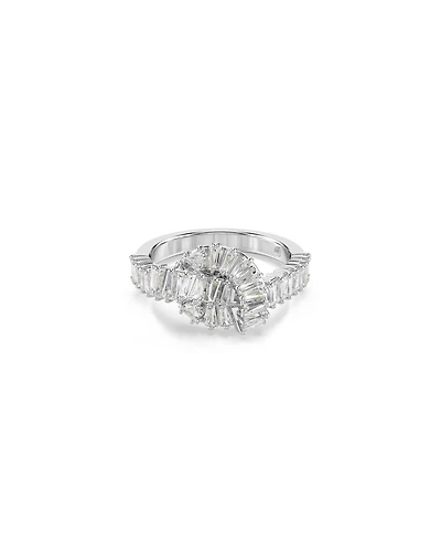 Swarovski Matrix White Rhodium Plated Ring