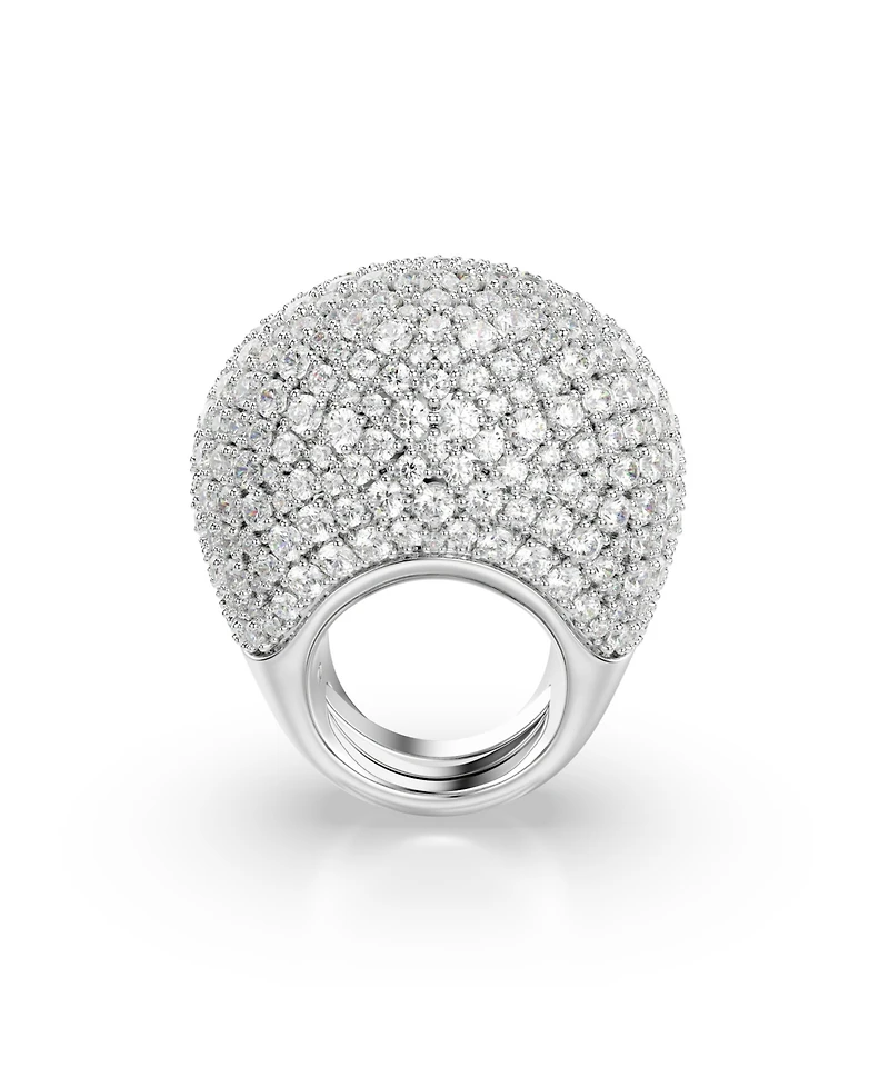 Swarovski Sublima Cocktail White Rhodium Plated Ring