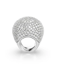 Swarovski Sublima Cocktail White Rhodium Plated Ring