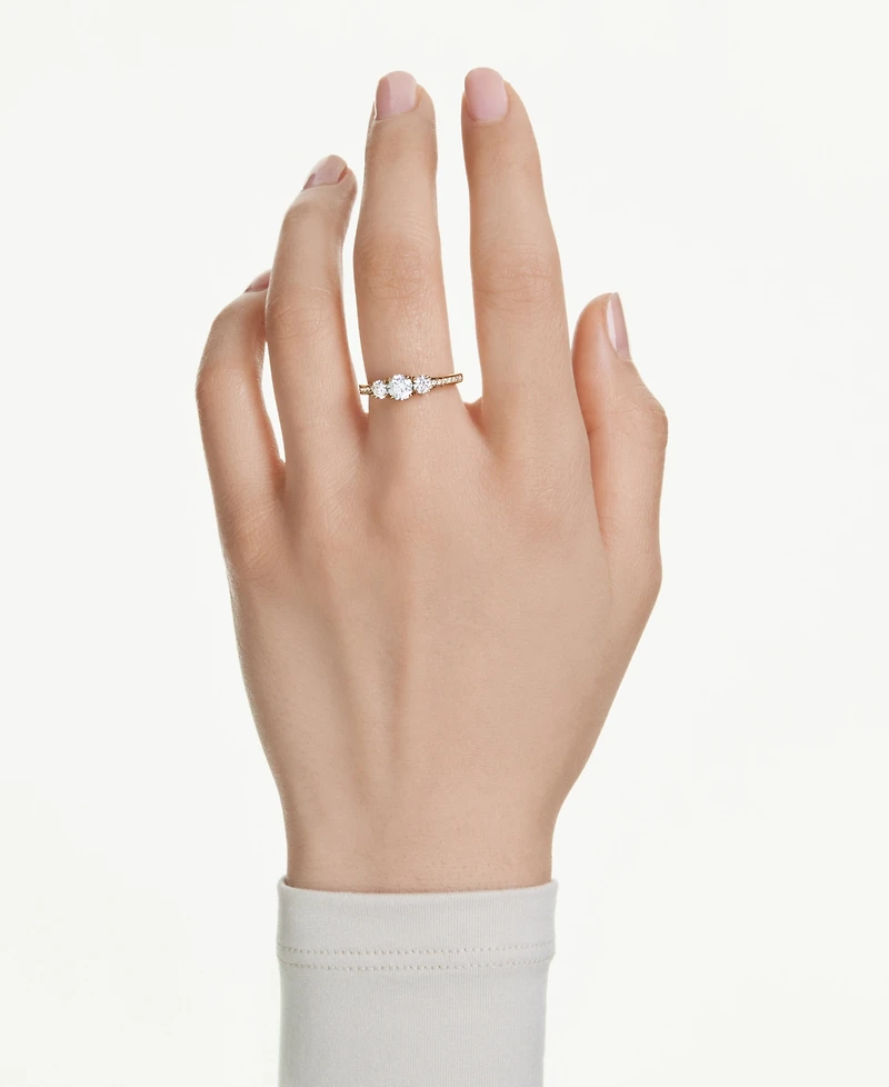 Swarovski Stilla Attract Gold-Tone Plated Ring