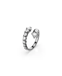 Swarovski Sublima White Ruthenium Plated Open Ring
