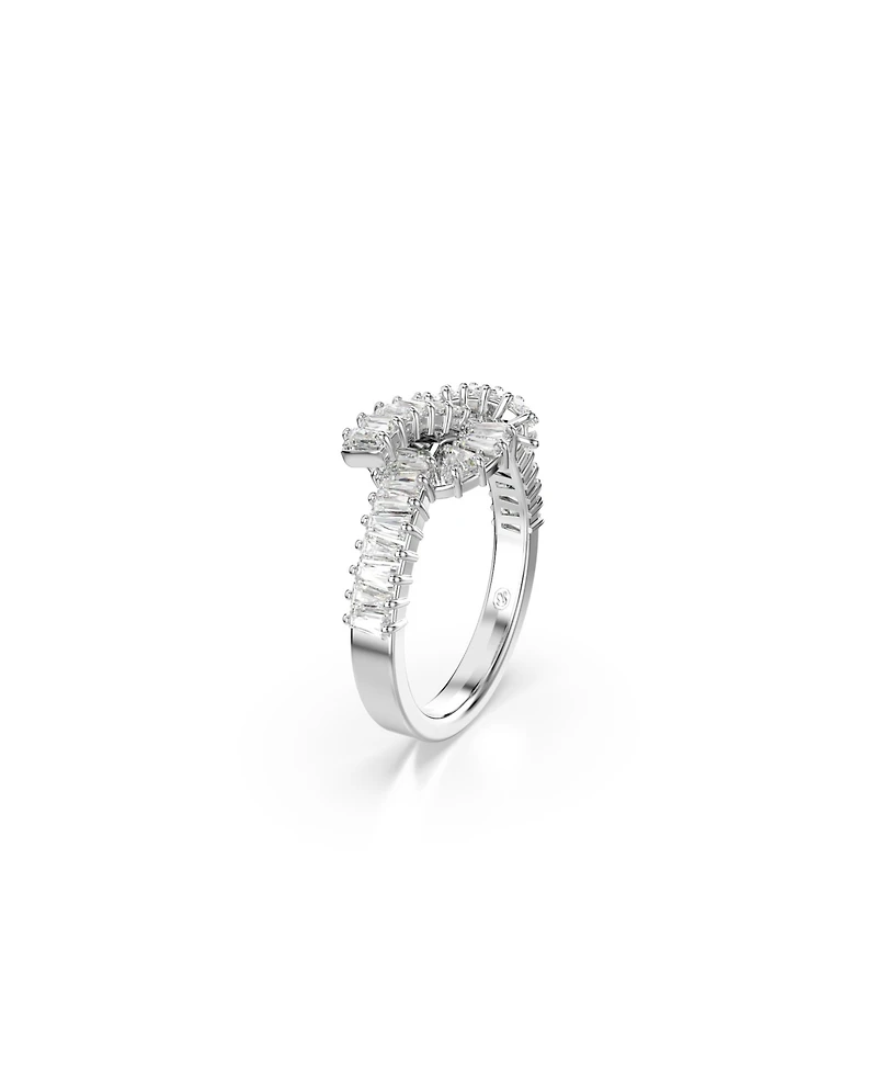 Swarovski Matrix White Rhodium Plated Ring