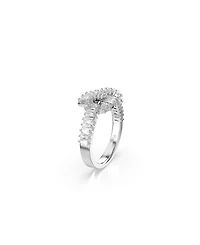 Swarovski Matrix White Rhodium Plated Ring