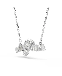 Swarovski Matrix Rhodium Plated Pendant Necklace
