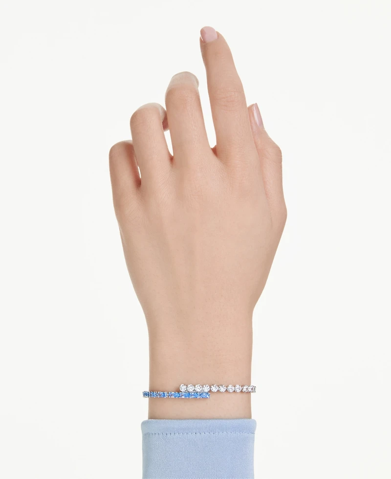 Swaroski Matrix Rhodium Plated Bracelet