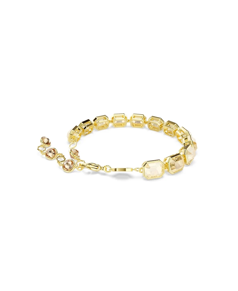 Swaroski Millenia Gold-Tone Plated Tennis Bracelet