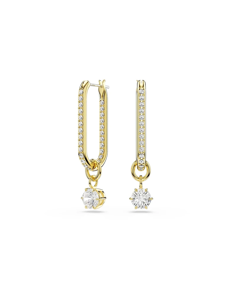 Swarovski Constella Gold-Tone Plated Drop Earrings
