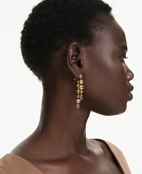 Swarovski Gema Gold-Tone Plated Drop Earrings