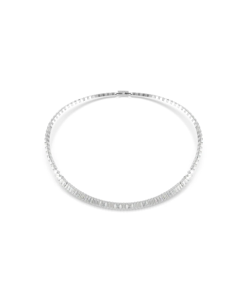 Swarovski Matrix Rhodium Plated Necklace