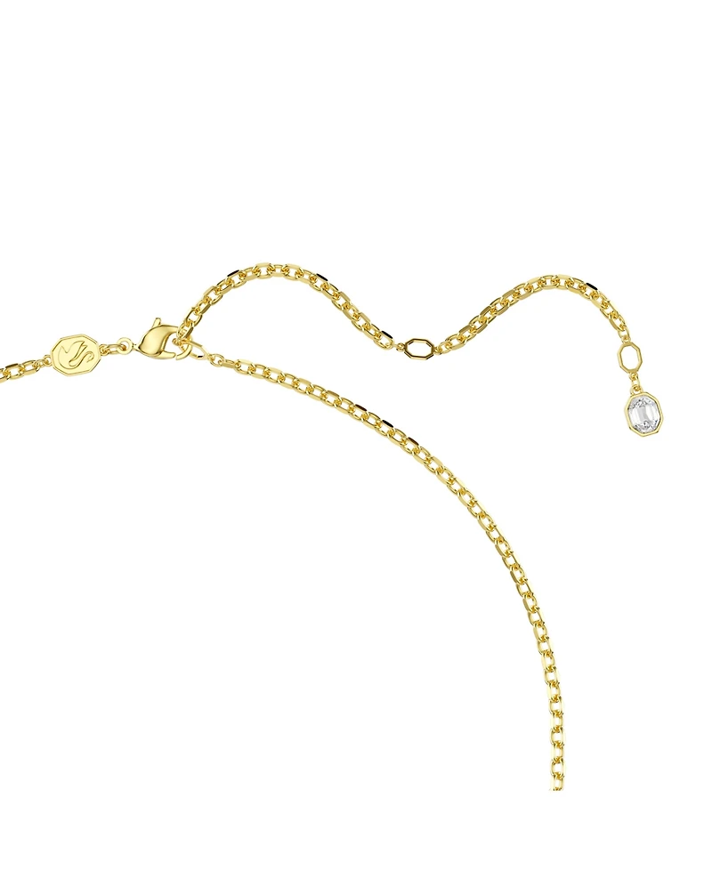 Swarovski Gema Gold-Tone Plated Brooch anf Pendant Necklace