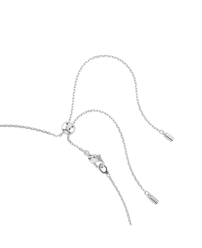 Swarovski Matrix Rhodium Plated Choker Necklace