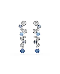 Swarovski Constella Rhodium Plated Drop Earrings