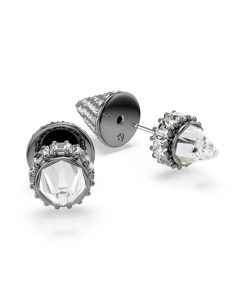 Swarovski Sublima Ruthenium Plated Stud Earrings
