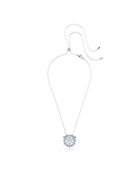 Swarovski Magic Rhodium Plated Brooch and Pendant Necklace